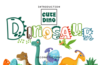 Creative Projects with Dinosaur Fonts