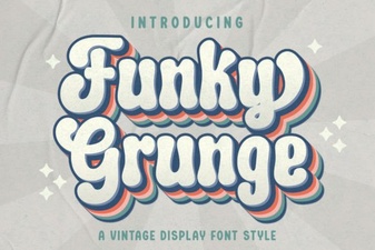 Design with Funky Grunge Fonts for Creative Projects