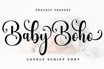 Baby Boho Fonts for Modern, Creative Designs
