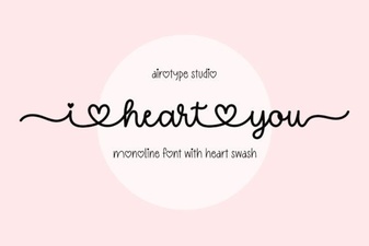 I Heart You Font Styles and Free Download Links