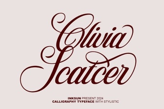 Olivia Scatter Font Design & Download Guide